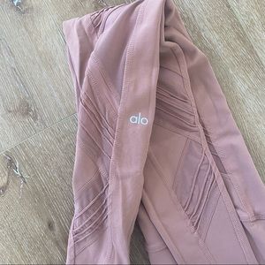 Alo Mesh Moto Leggings